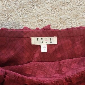 TOCC Burgundy Blouse